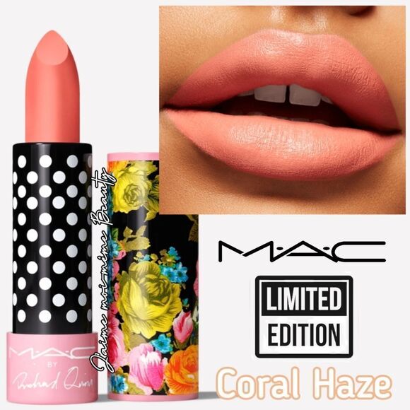 MAC × Richard Quinn Coral Haze Limited Edition Lipstick - Picture 1 of 16